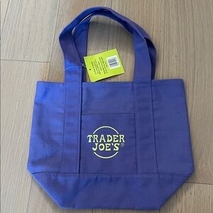 NWT Trader Joe’s Halloween themed purple tote